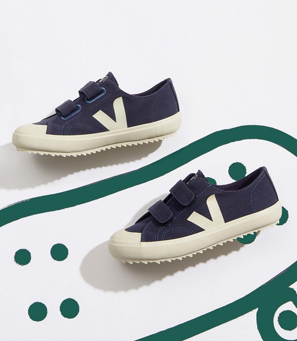 Veja Canvas Marine Pierre Ollie Kinder Blau | MCHHR95904