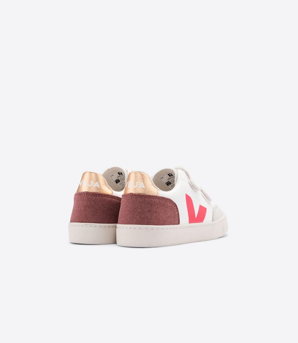 Veja Chromefree Leder Multico Dried Petal V-12 Kinder Weiß | XCHBH40027