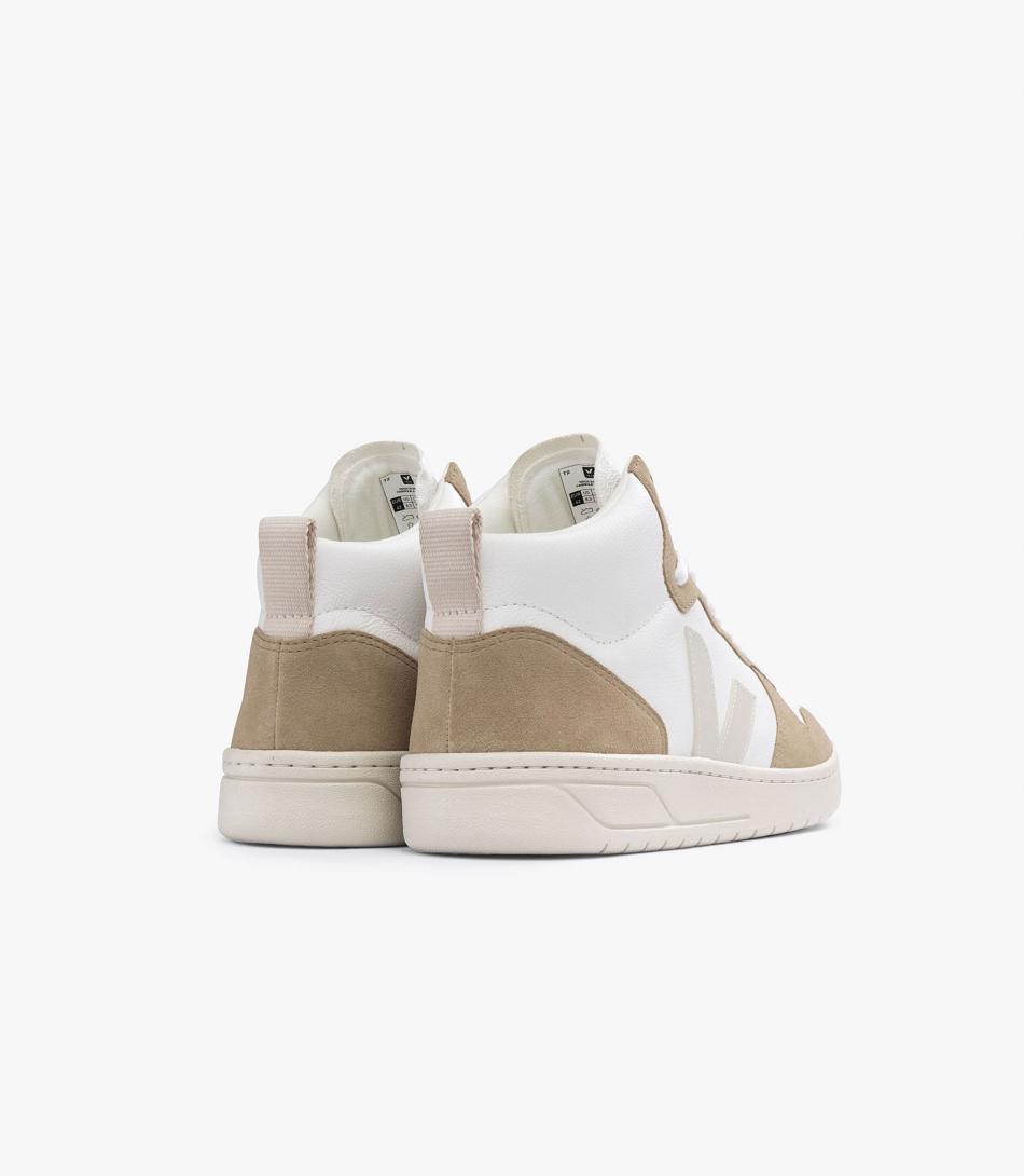 Veja Chromefree Leder Pierre Sahara V-15 Damen Weiß | ACHWC52876