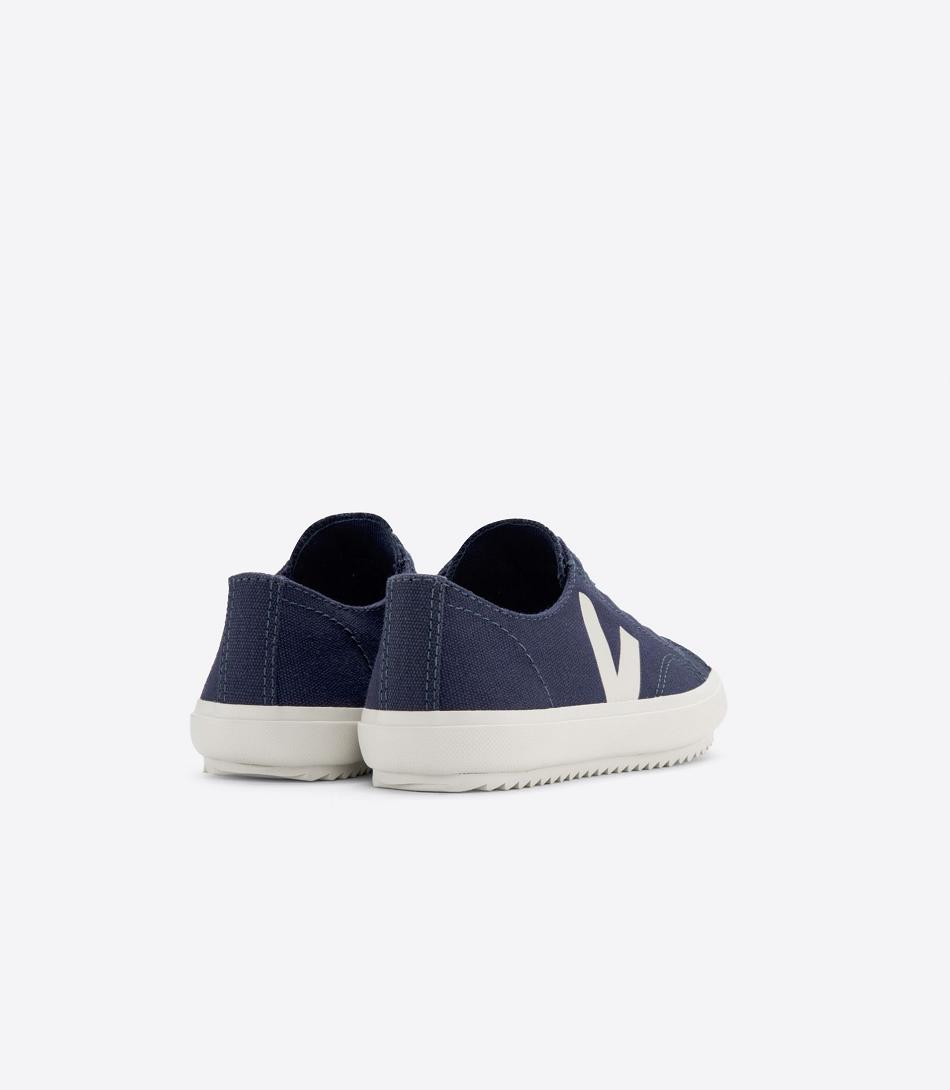 Veja Elastic Laces Canvas Marine Pierre Flip Kinder Blau | CHCVG91035