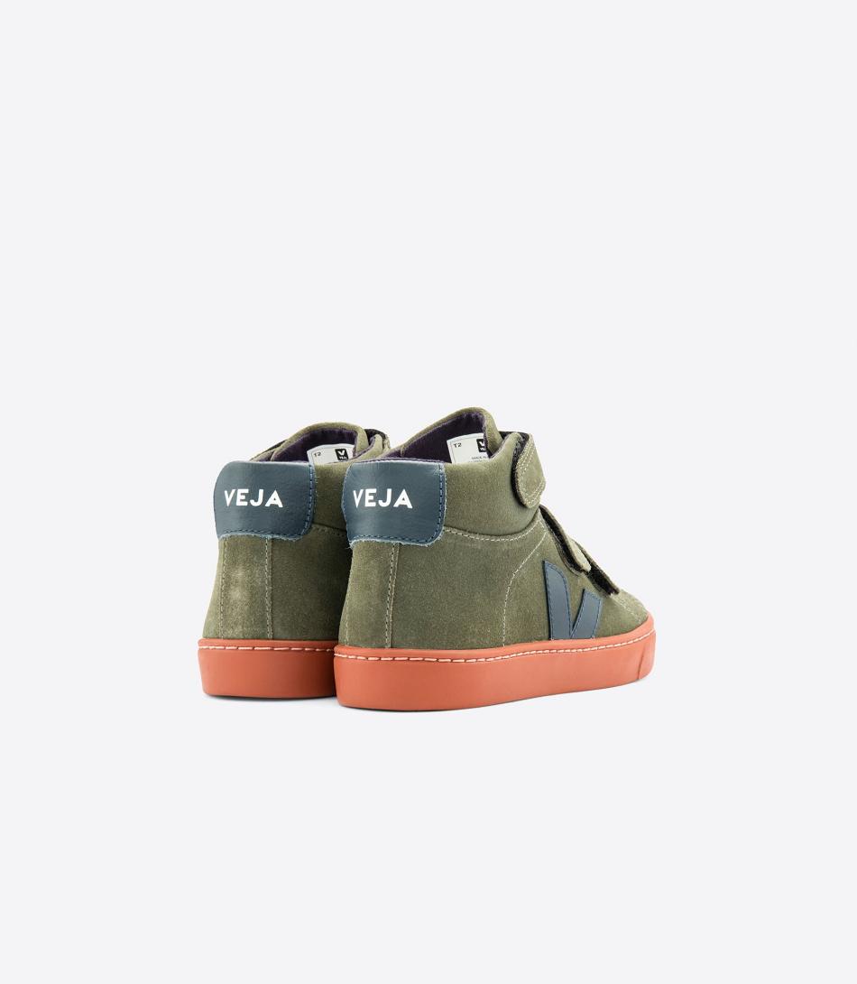 Veja Mid Wildleder Mud Nautico Rust Sole Esplar Kinder Rot | CHEAH38163