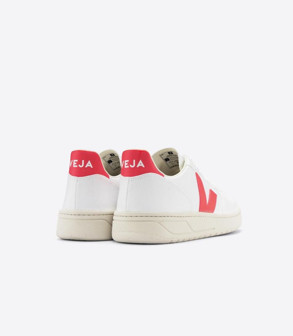 Veja V-10 Cwl Fluo Adults Vegan Weiß Rosa | XCHGW75528