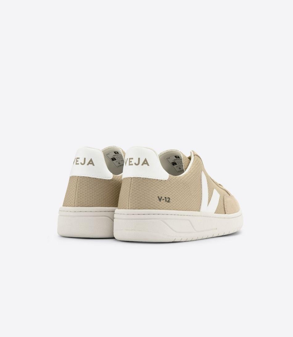 Veja V-12 Vegan Alveomesh Dune Adults Vegan Weiß | PCHER26953