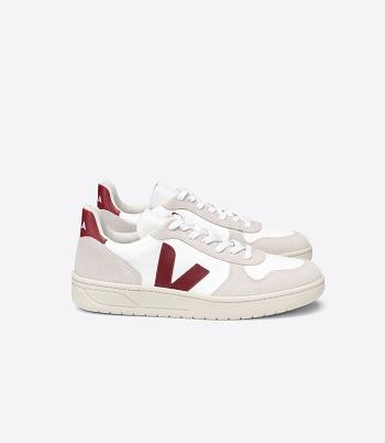 Veja B-mesh Natural Marsala V-10 Damen Weiß Beige | PCHER24426