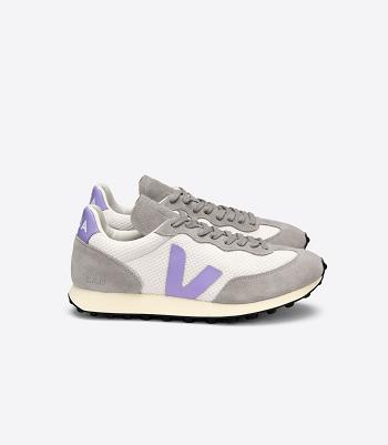 Veja Hexamesh Gravel Lavande Rio Branco Damen Grau | ACHWC86951