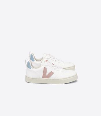 Veja Laces Cwl Babe V-10 Kinder Weiß Blau | DCHVO77673