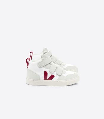 Veja Mid B-mesh Marsala V-10 Kinder Weiß | PCHQX65667