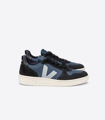 Veja Ripstop Nautico Oxford V-10 Damen Grau Schwarz | CHJVR66157