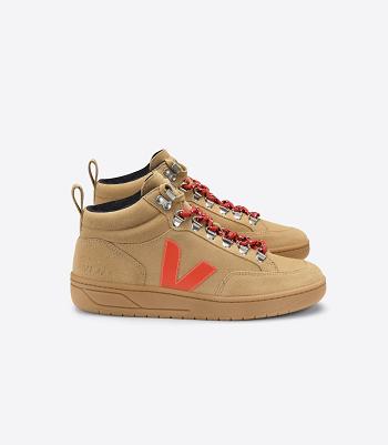 Veja Roraima Wildleder Desert Gum Sole Adults Outlet Orange | UCHND13326