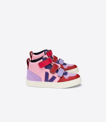 Veja V-10 Mid Chromefree Make My Lemonade Guimauve Kids Outlet Rosa | CHCVG99442