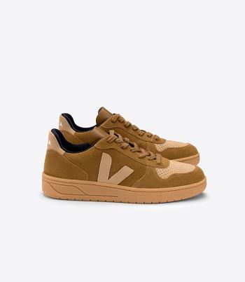 Veja Wildleder Camel Desert V-10 Damen Braun | CHQAV33822