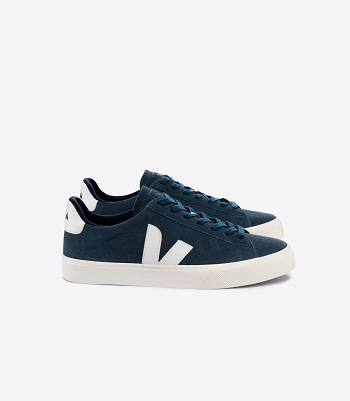 Veja Wildleder Nautico Campo Damen Weiß | LCHSX65035